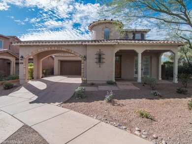 Port Cochere to Garages
