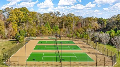 View of tennis court
