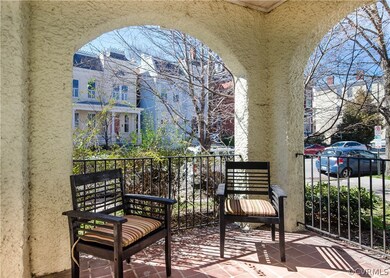 Another view of the patio.