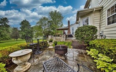 fern firepit patio