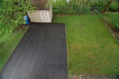 Flat Backyard, Perfect for a swingset and riding b