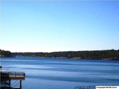 View of lake from the boat dock upper deck.