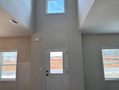 Doorway with a high ceiling