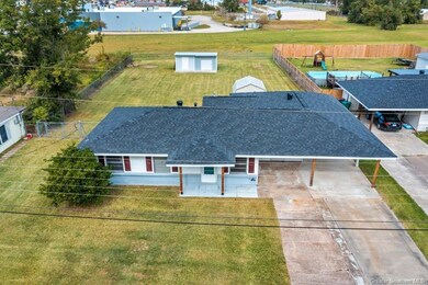 Arial View of Home, front and back yards