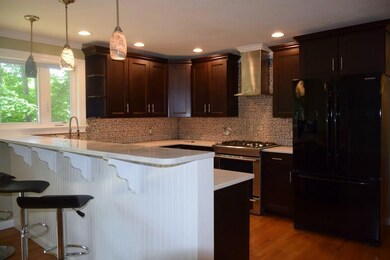 Updated kitchen with quartz counters