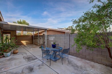 Side patio off kitchen