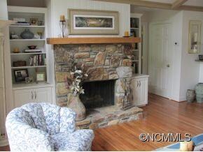 Stone Fireplace