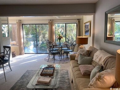 Living room with carpet