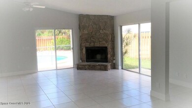 polk ave living room and pool view