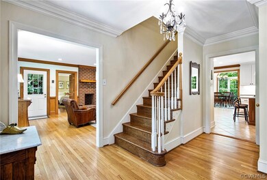 To the left of the foyer you'll find the family ro