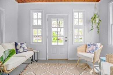 Sun room at front of house