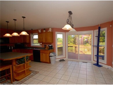 Here is the eat-in kitchen and access to the deck