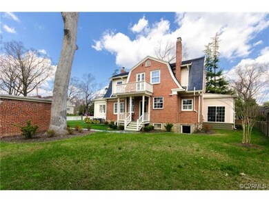 Back yard and rear of house. Notice the distinctiv