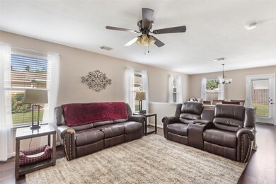 Family room is light and bright. Open to the dinin