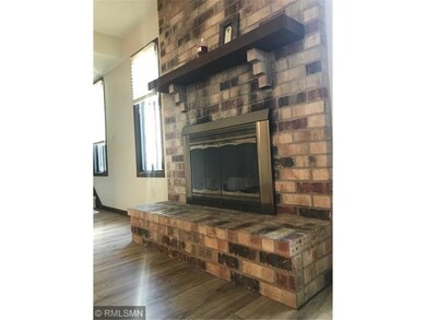 Wood burning fireplace for cool evenings