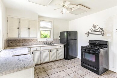 Kitchen with granite counters