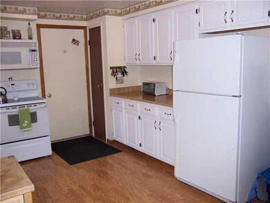 Kitchen. View of kitchen looking toward garage doo
