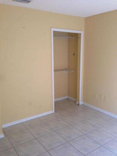 bedroom view to closet