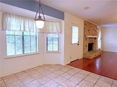 Breakfast Nook Open to Living