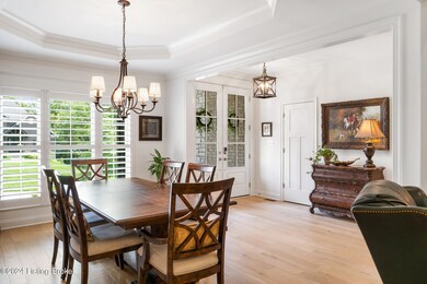 Dining room looking at foyer