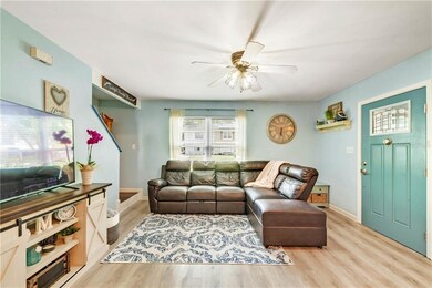 Family Room. Great natural Light. New designer doo