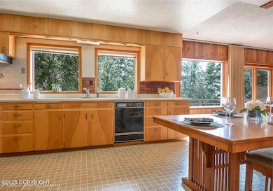 Upstairs kitchen dining area
