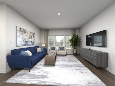 Photo is not of the actual home, but is an inspirational photo of builder’s model home and may depict options, furnishings, and/or decorator features that are not included