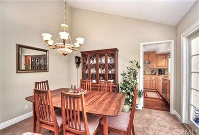Formal dining room next to the kitchen.  There's a