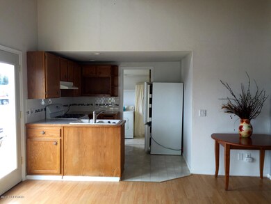 Kitchen with new stove