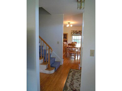 Hallway. Front entrance and staircase.