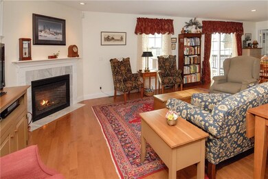 Great Room with Gas Fireplace open...