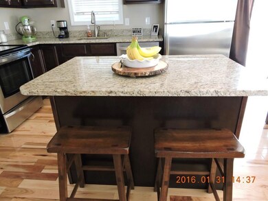 Enjoy meals or food prep at this...