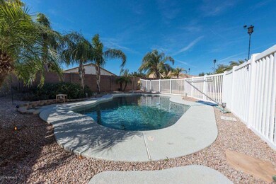 Fenced pool