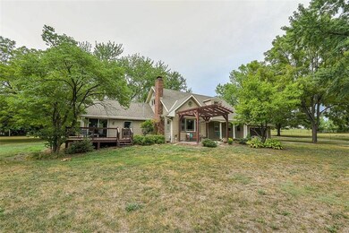 Deck off of living room offers even more outdoor l