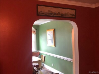 Interior space featuring ornamental molding