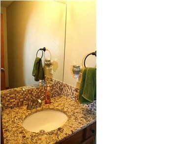 Half bathroom located on the main floor has been t