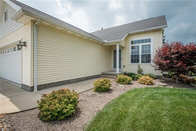 Professionally landscaped entrance
