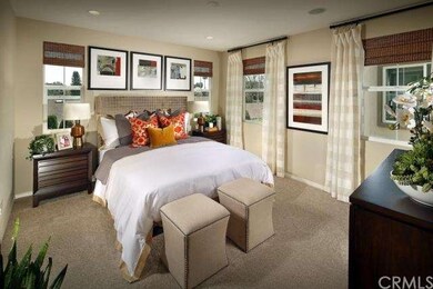 Model Home example of Master Bedroom.