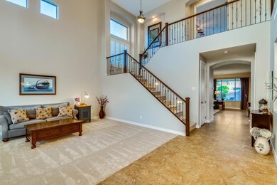 Living Room and Staircase