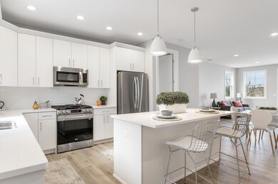 Kitchen with large island