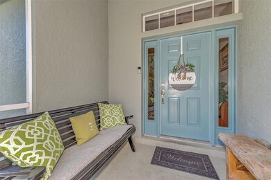 Screened front porch.