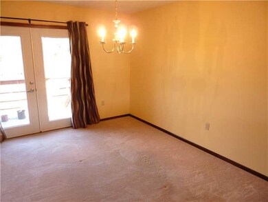Dining Room. The dining room also provides a door 
