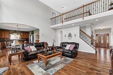 Wood Flooring  and Iron Handrail