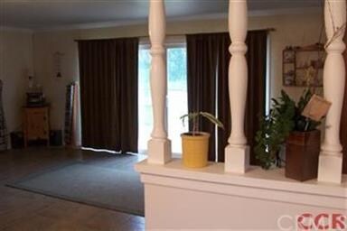 View from dining area