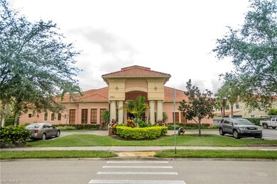 Community club house entrance.