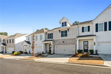 Multi unit property featuring a garage