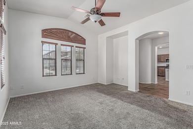 Open concept floor plan