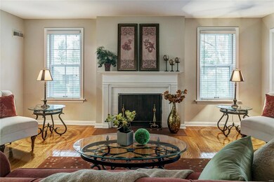 A view of the living room facing toward the front 