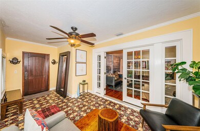 French doors into Living Room