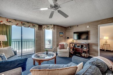 Living area featuring visible vents, carpet floori